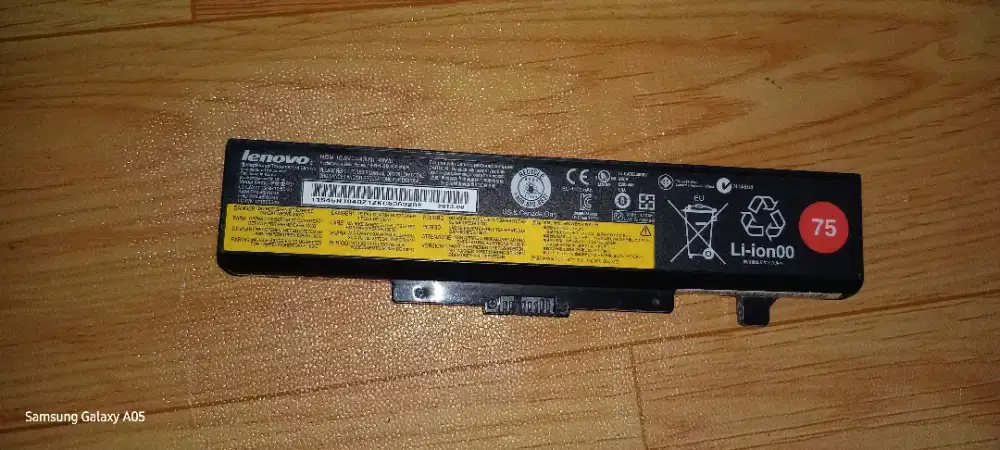 Baterai lenovo B490 bekas 90% masih normal