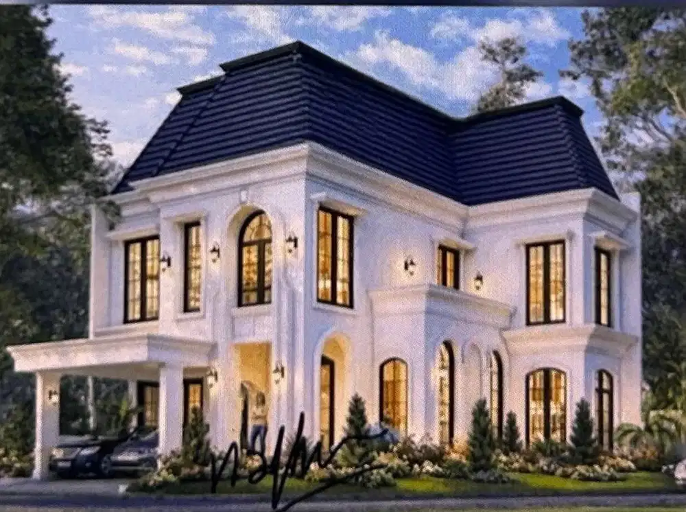 Rumah Baru American Clasic (On-Progres) Di Kebayoran Residence Bintaro