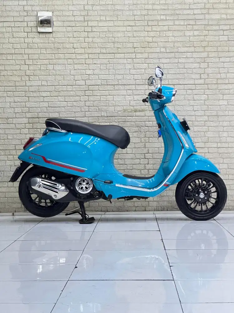 TERMURAH‼️Vespa Sprint S150 ABS PMK 2023 Blue Audace mustika Motoshop