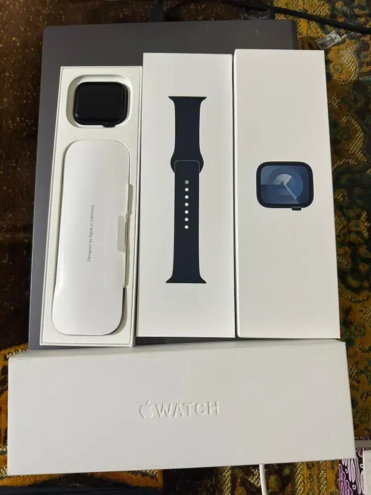 apple watch series 9 45mm Midnight AI Midnight SB M/L GPS