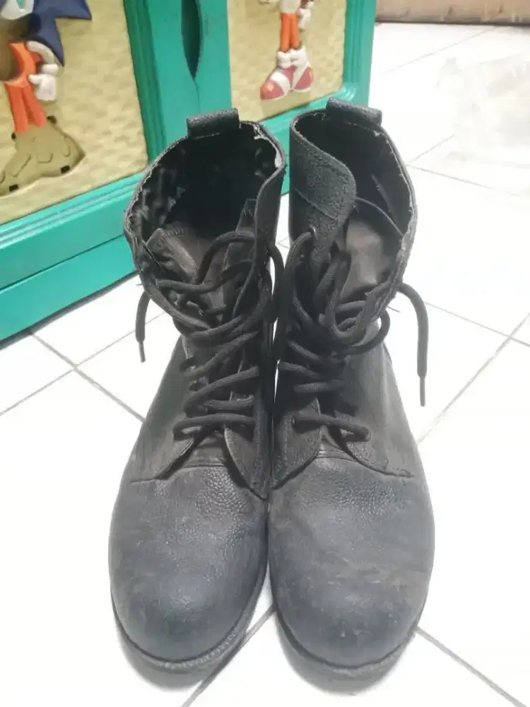 Sepatu pdl kulit jeruk