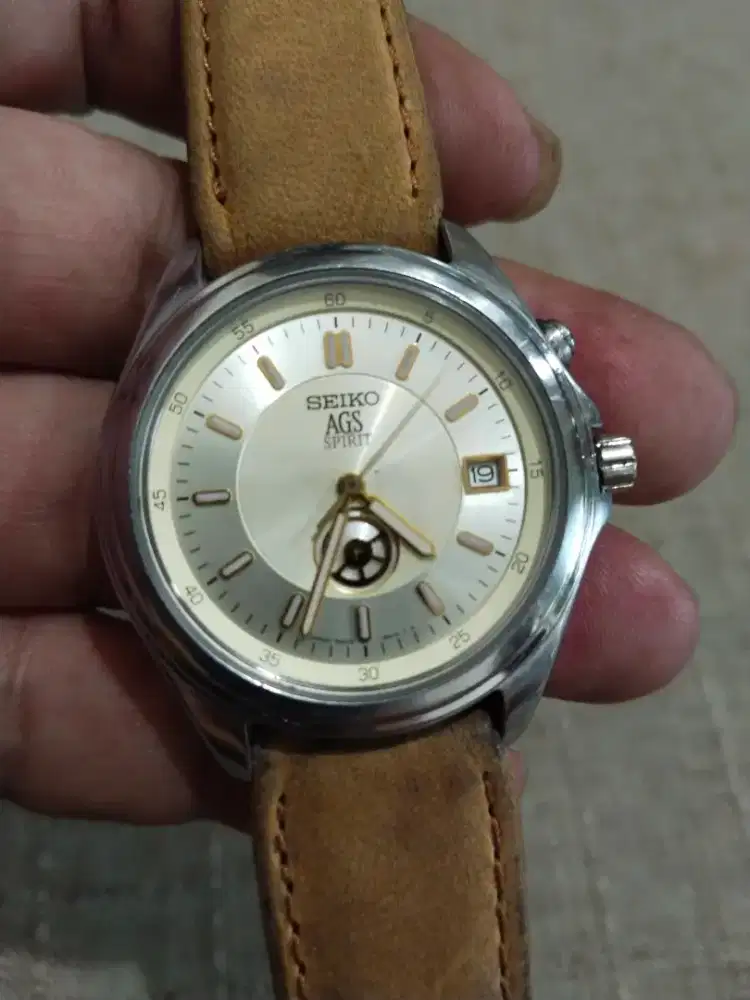 Jam Rare Seiko AGS spirit Kaca Safir Vintage