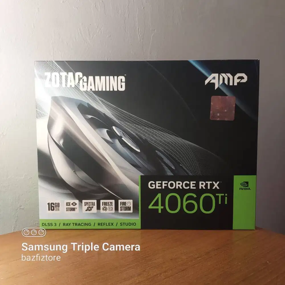 ZOTAC Nvidia RTX 4060 Ti AMP 16GB Garansi Agres Agustus 2027