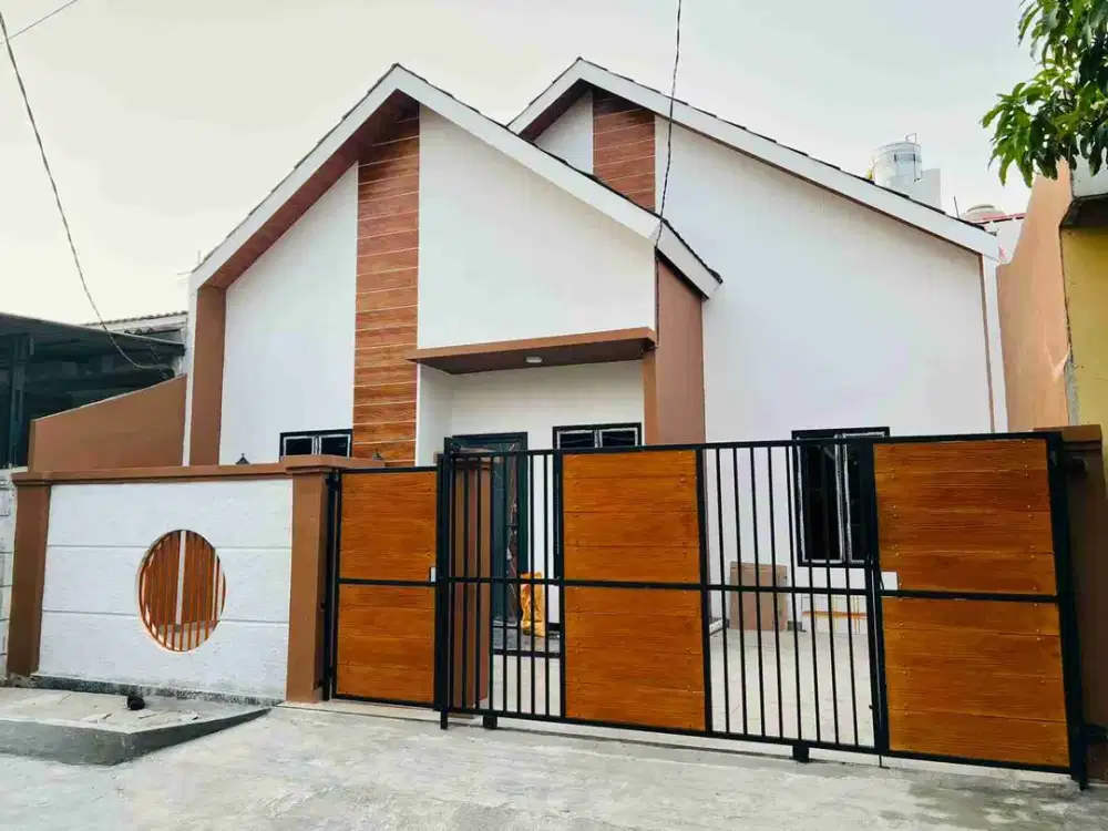 Dijual Rumah Baru Model Scandinavian & Japandi dipadukan dgn Nuansa Kayu di Kota Harapan Indah  Bekasi