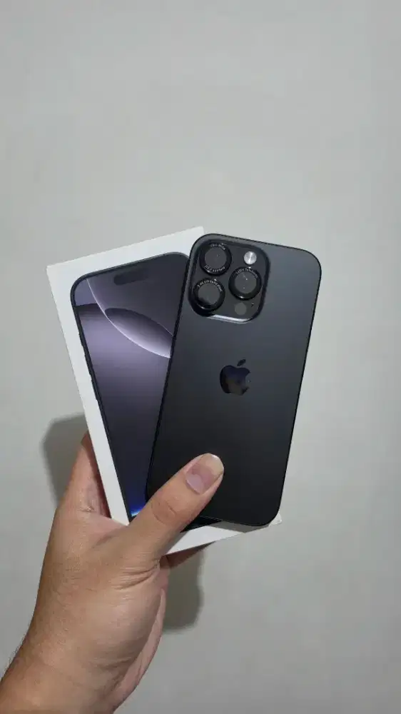 iPhone 16 Pro 128 iBox BH 100 Garansi On Mulus Like New