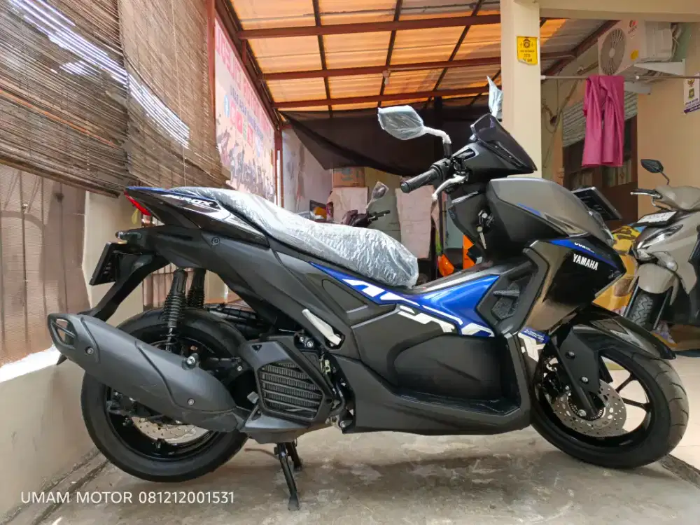 KM 1RB YAMAHA AEROX ALPHA 2025 BLN 11 BS TT 2024 DI CILEDUG HARGA PAS