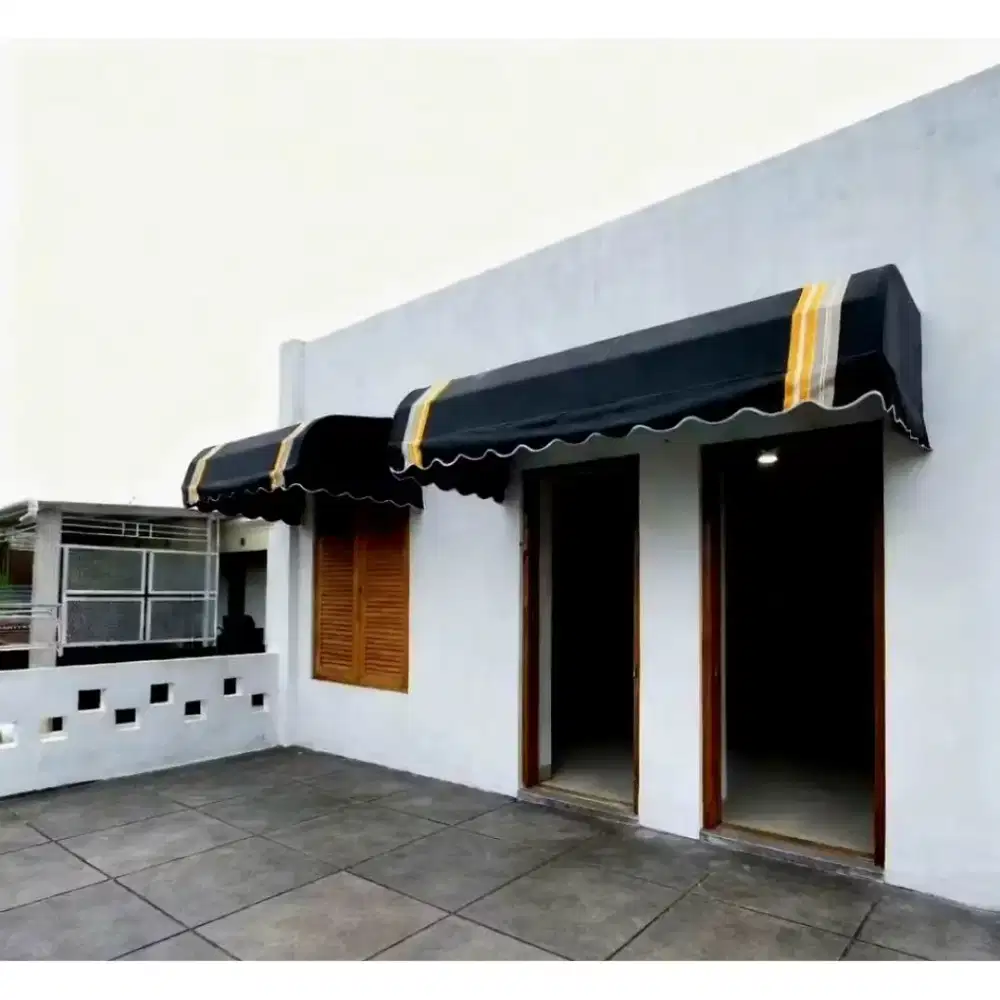 Kanopi kain awning sunbrela rangka hollow anti bocor