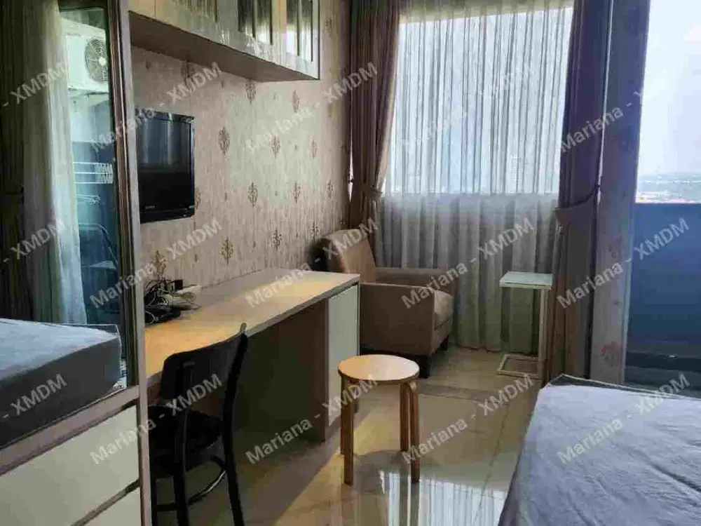 Apartemen Studio Lantai 33 ( Unit baru tersedia bulan Agustus)