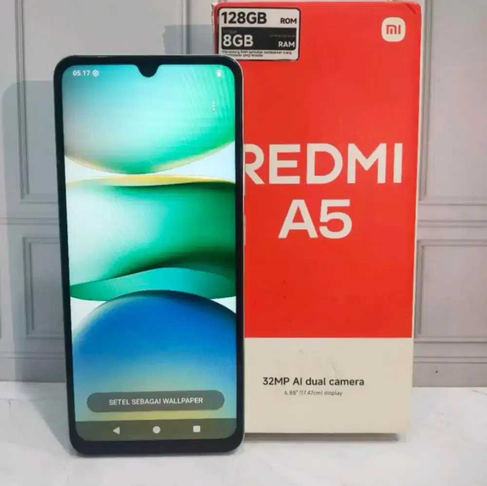 Redmi A5 Ram 4Gb / 128Gb lengkap