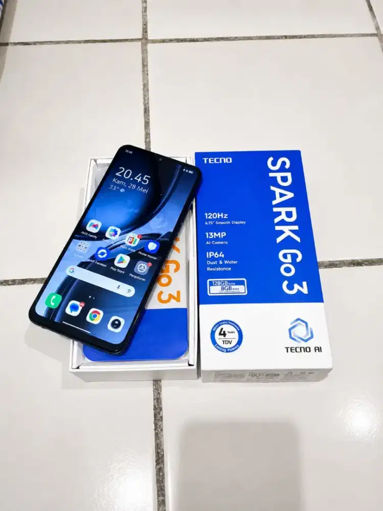 Tecno spark go 3 ram 4+4/128