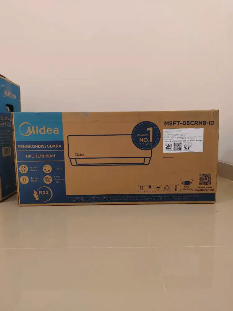 AC Midea 1/2 PK MSFT-05CRN8-ID Standard Low Watt R32