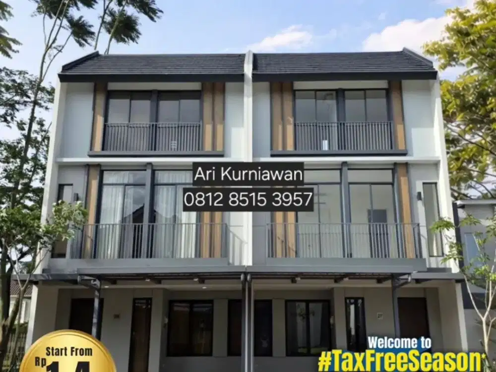 RUMAH TERMURAH 3LANTAI DI GADING SERPONG ANZA HOMES BY PARAMOUNT LAND 1MAN AJA