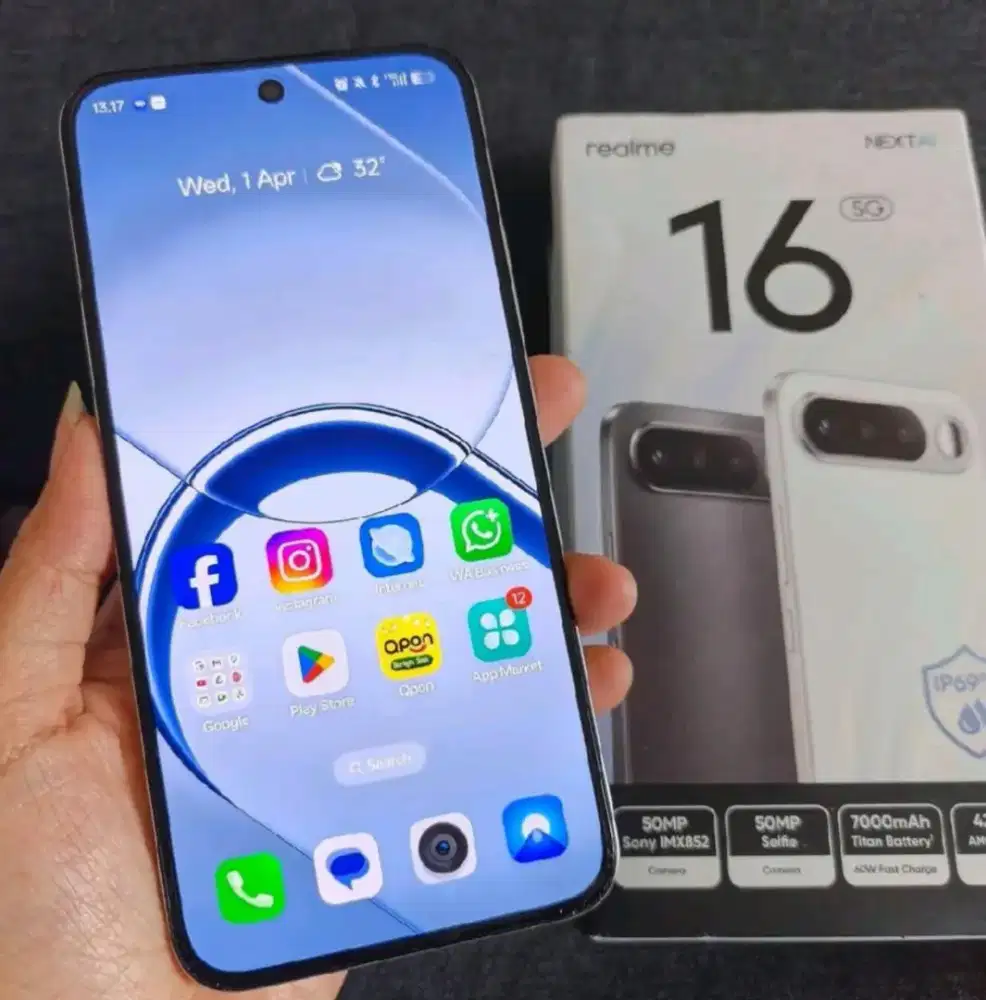 Realme 16 5G Ram 8Gb/256Gb lengkap