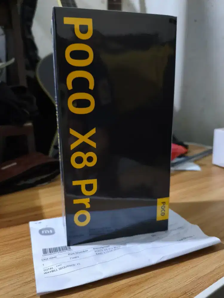Poco X8 Pro Black 12/512GB Baru Segel BNIB