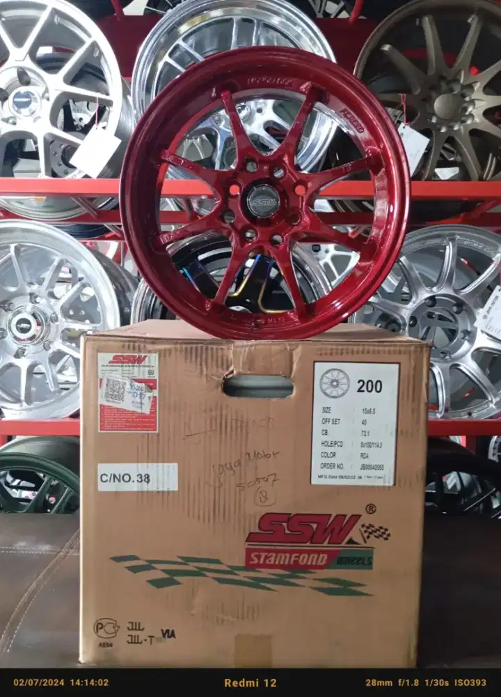 Velg ssw ce28 4x100/114 lbr6,5 et40