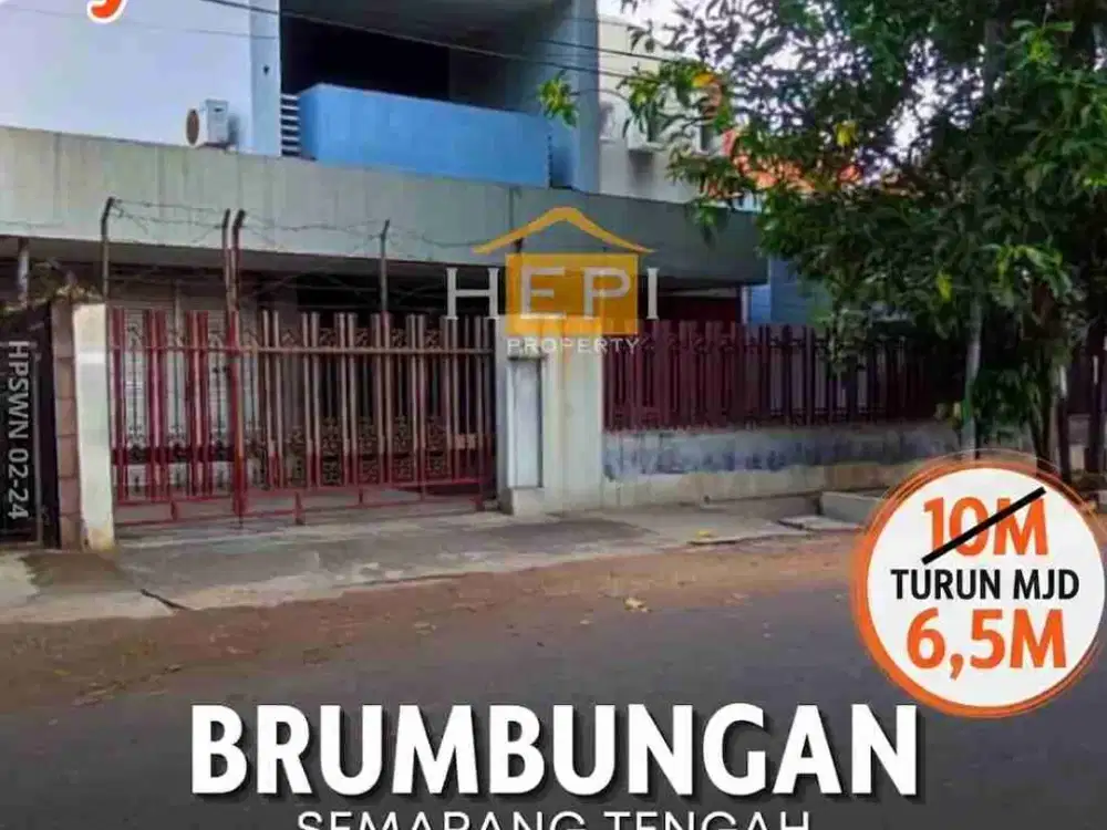 Dijual Rumah Lama Hitung Tanah di Brumbungan Raya Dkt Gajahmada Semarang