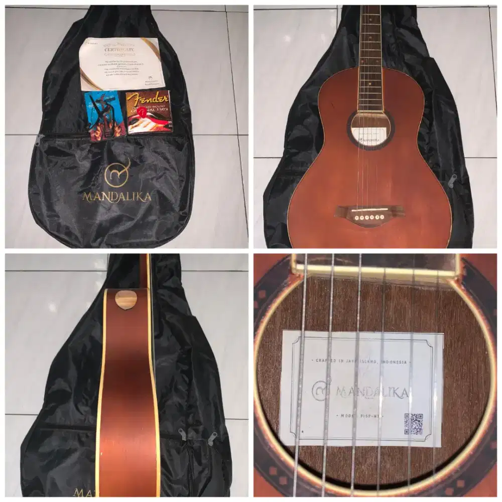 Gitar Mandalika Akustik Parlor