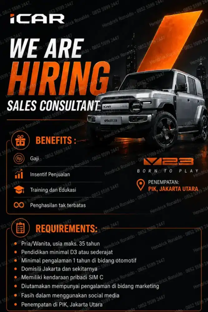 Lowongan Sales Mobil iCar