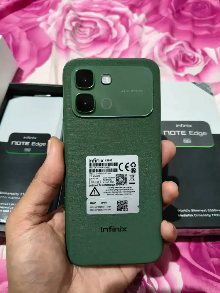 Infinix Note Edge 5G 8/256gb likenew garansi panjang