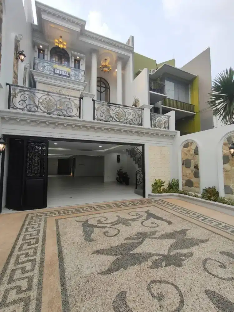 Rumah Mewah 3,5 Lantai Bangunan Baru Di Mampang Prapatan Jaksel