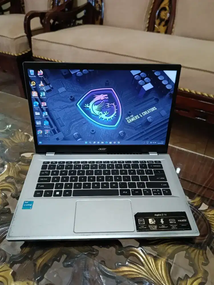 Laptop Acer Aspire Core i3 Gen 11 SSD 256GB