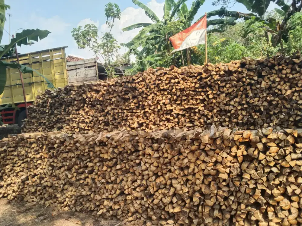 kayu karet bakar
