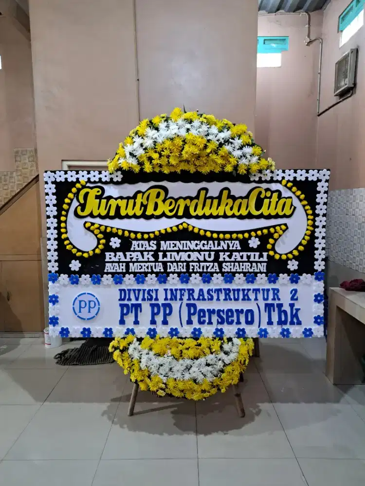 Karangan Bunga Papan Duka Cita
