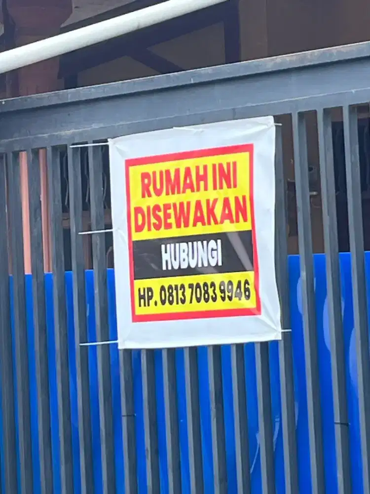 Disewakan rumah pertahun harga masih bisa nego