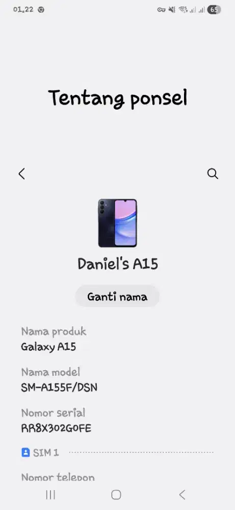Samsung A15 4G 8/256