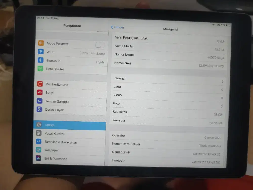 Ipad Air 1 ori digimap no minus