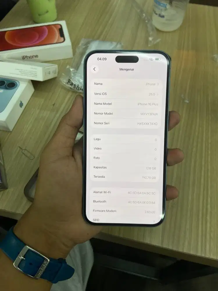 iPHONE 16PLUS like new 128GB IBOX