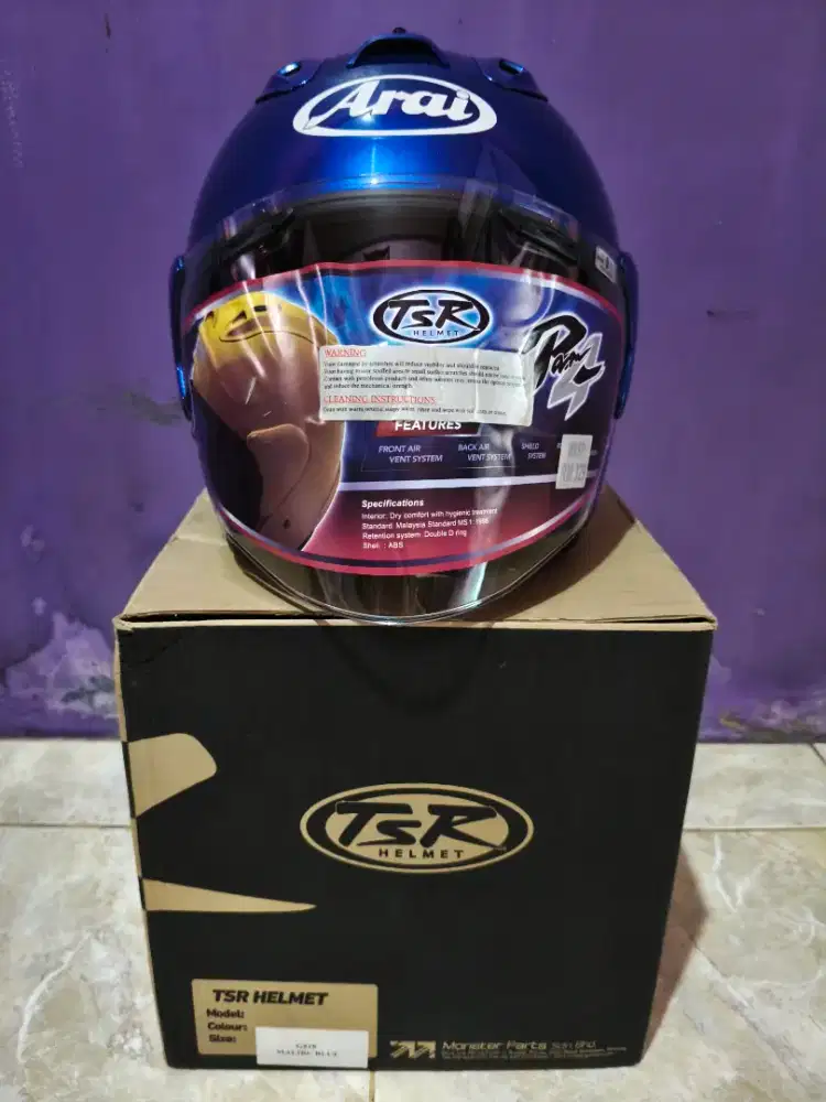 HELM TSR ORIGINAL MALIBU BLUE KEREN