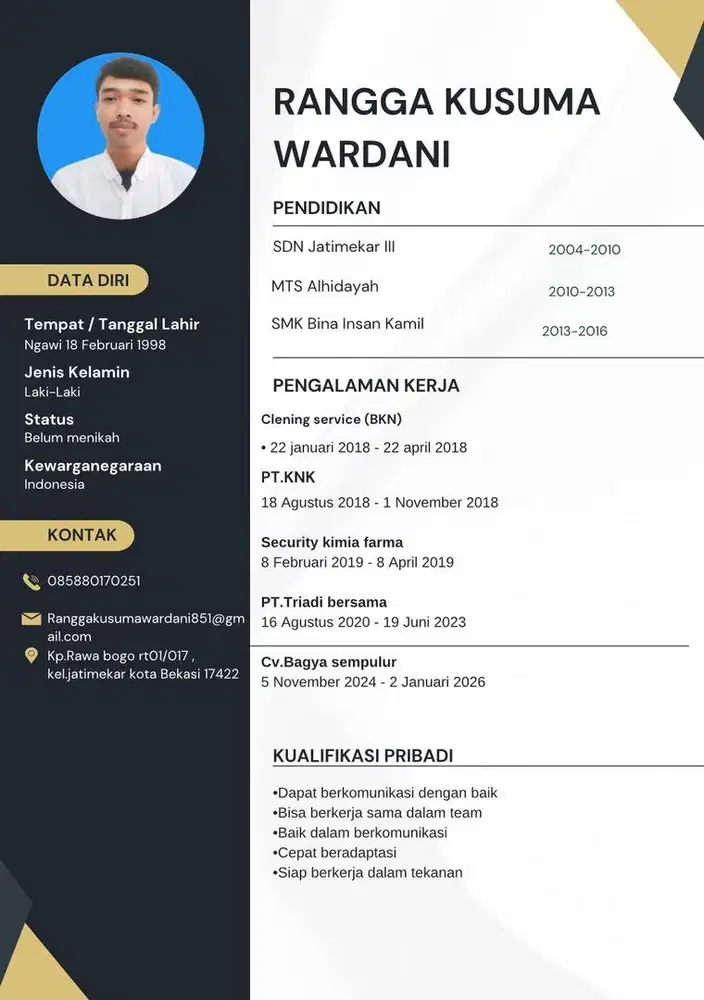 Info lowongan kerja