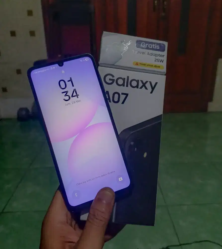 Samsung A07 8/256GB Fullset Full Ori SEIN Mulus No Minus Garansi ON