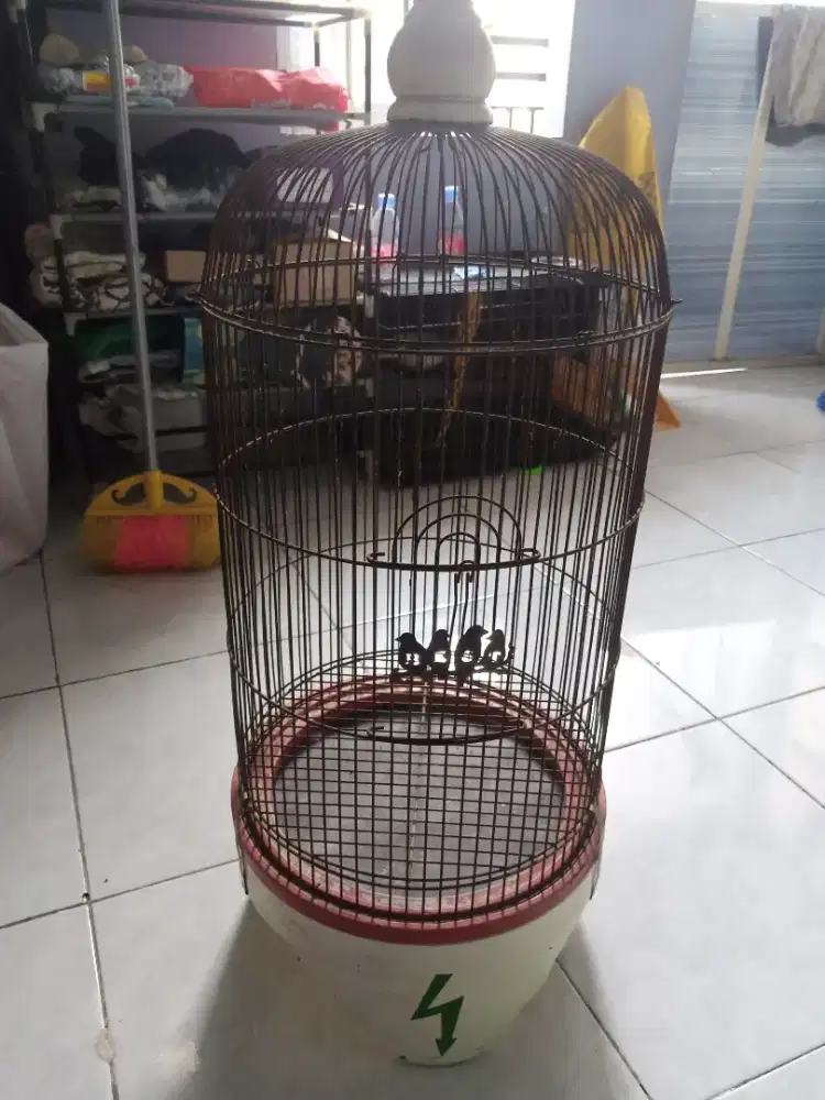 Kandang Lovebird kayu jati
