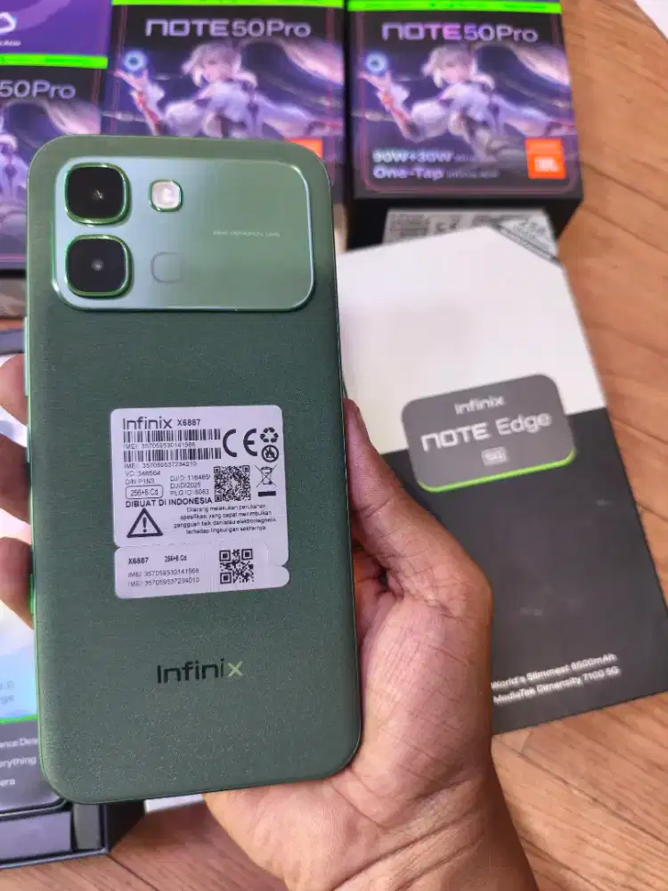 Infinix Note Edge 5G Ram 8/256 Lengkap mulus ori