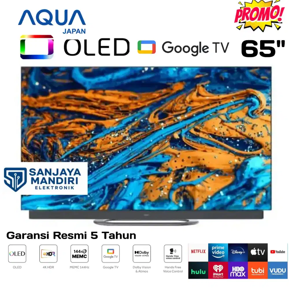 AQUA Japan OLED 4K 65 TV Google TV AQT65C95EUX OLED HDR 144Hz Dolby