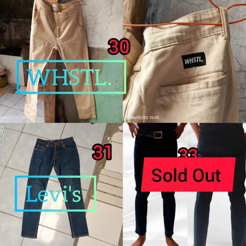 Spesial yang paham deskripsi Celana branded hemat