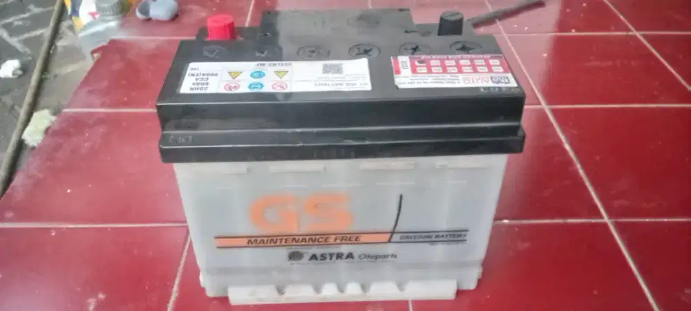 Aki merk GS 60 ampere