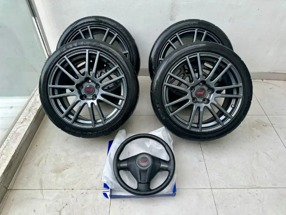 Velg Enkei Subaru R18 made in japan Ori binus Stir Original