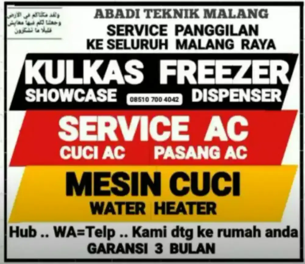 service kulkas ac cuci ac-80rb mesin cuci water heater sevis panggilan