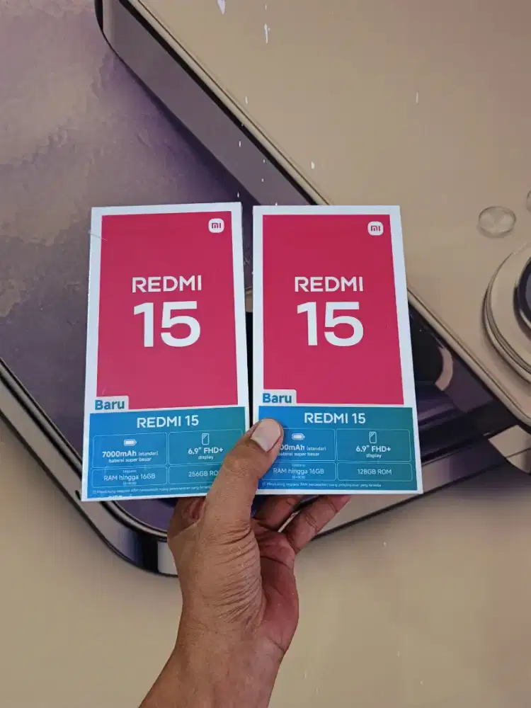 [ Fast respon WA ] Xiaomi Redmi 15 NFC 8+8/128 Garansi resmi 15bln