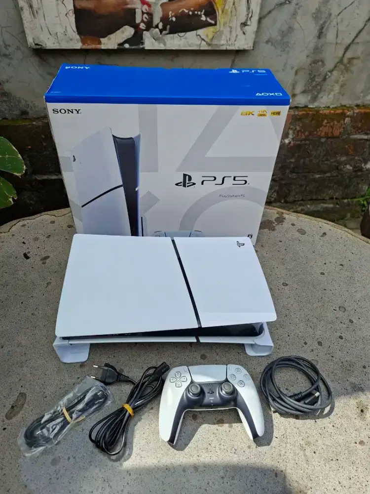 PS5 SLIM 1TB DIGITAL FULLSET LIKE NEW BONUS GAME DIGITAL