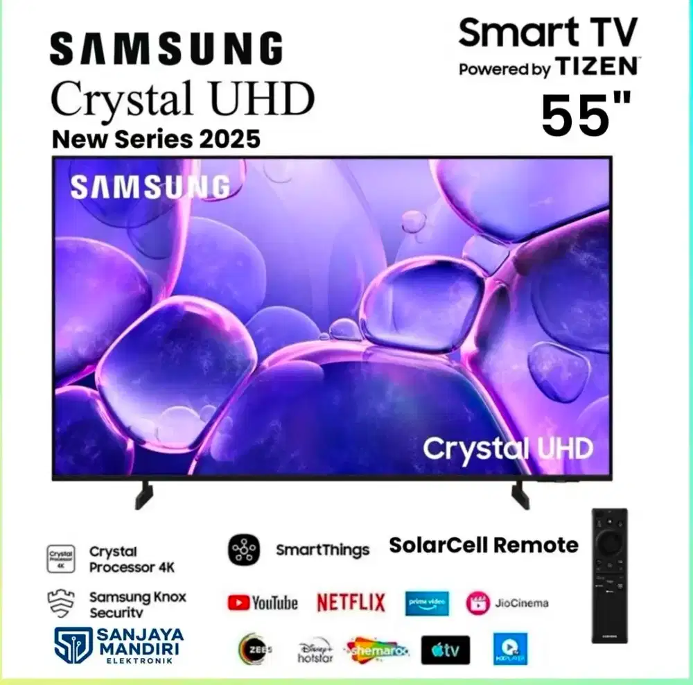 SAMSUNG CRYSTAL 4K UHD 55 Smart TV HDR10+ 55U8000F DolbyAudio TizenOS