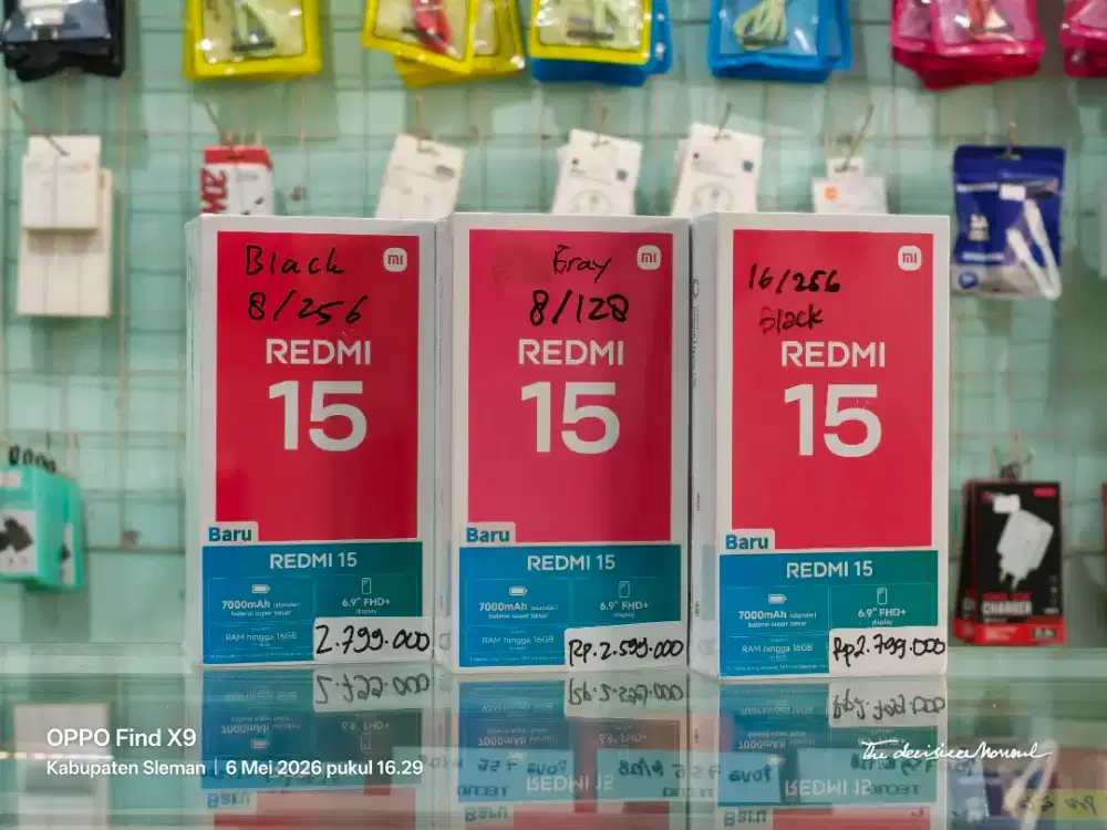 REDMI 15 8/256 NEW SEGEL PROMO TERMURAH