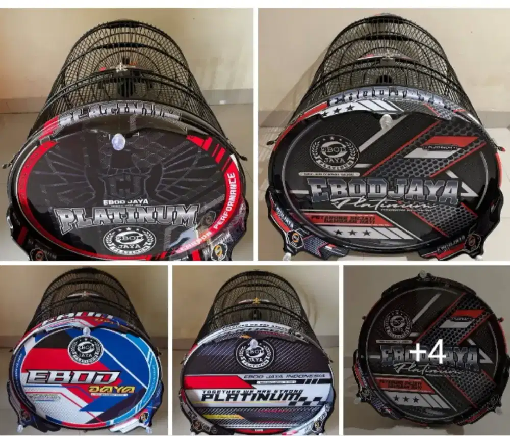 Kandang murai baru Ebod jaya platinum decal PVC no 2 1.2 k pdk aren