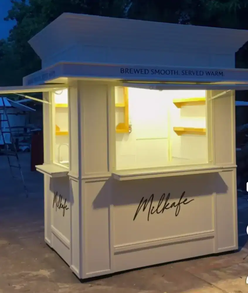 Rombong gerobak booth kontainer container