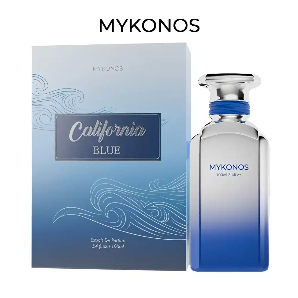 Mykonos California Blue Segel BNIB 100ml