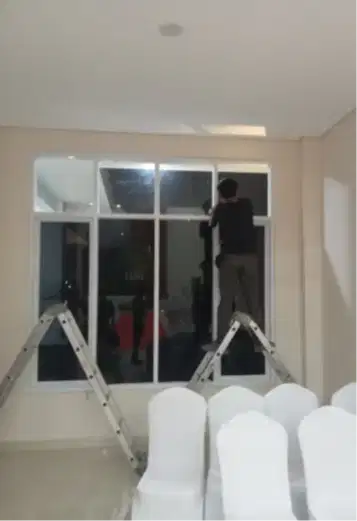 Pusat sticker kaca film sandblasting stiker toko kantor logo sunglas