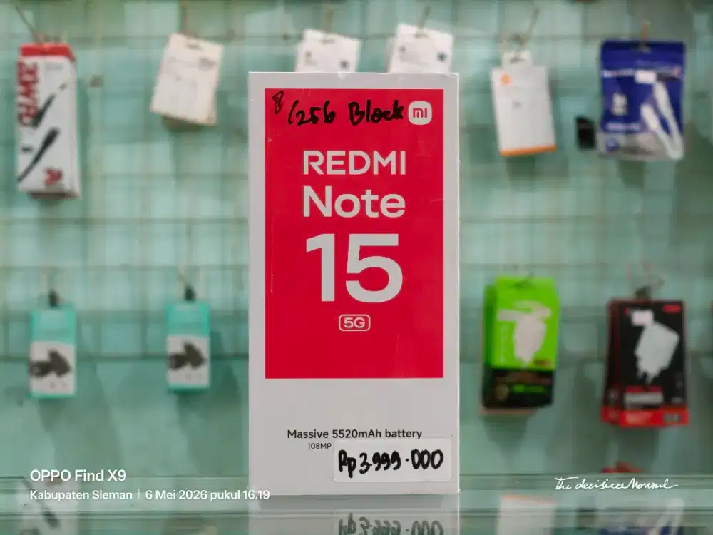 REDMI NOTE 15 5G 8/256 NEW SEGEL PROMO TERMURAH